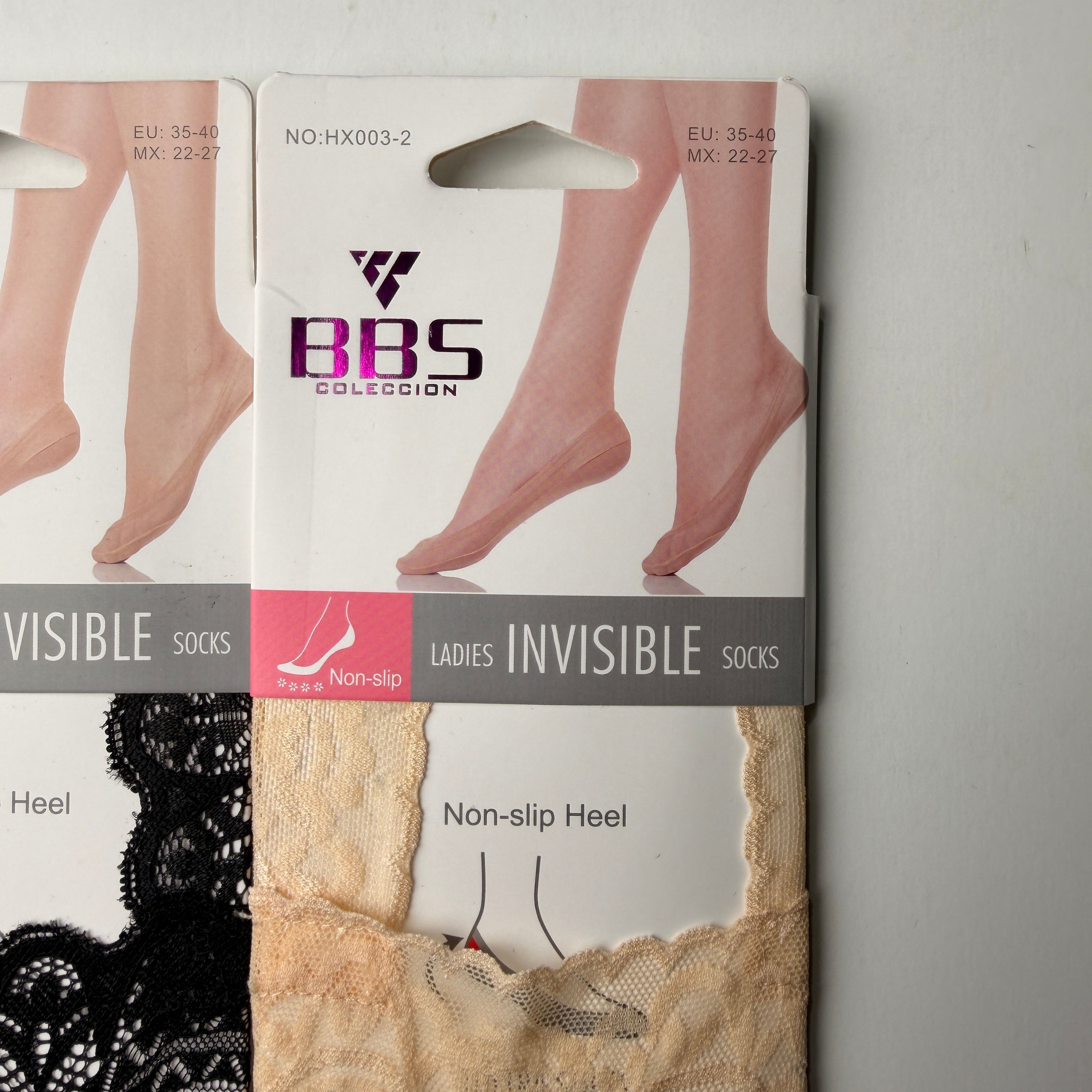 Protector de encaje con antiderrapante para dama BBS