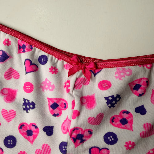 Boxer de algodón estampado de niña