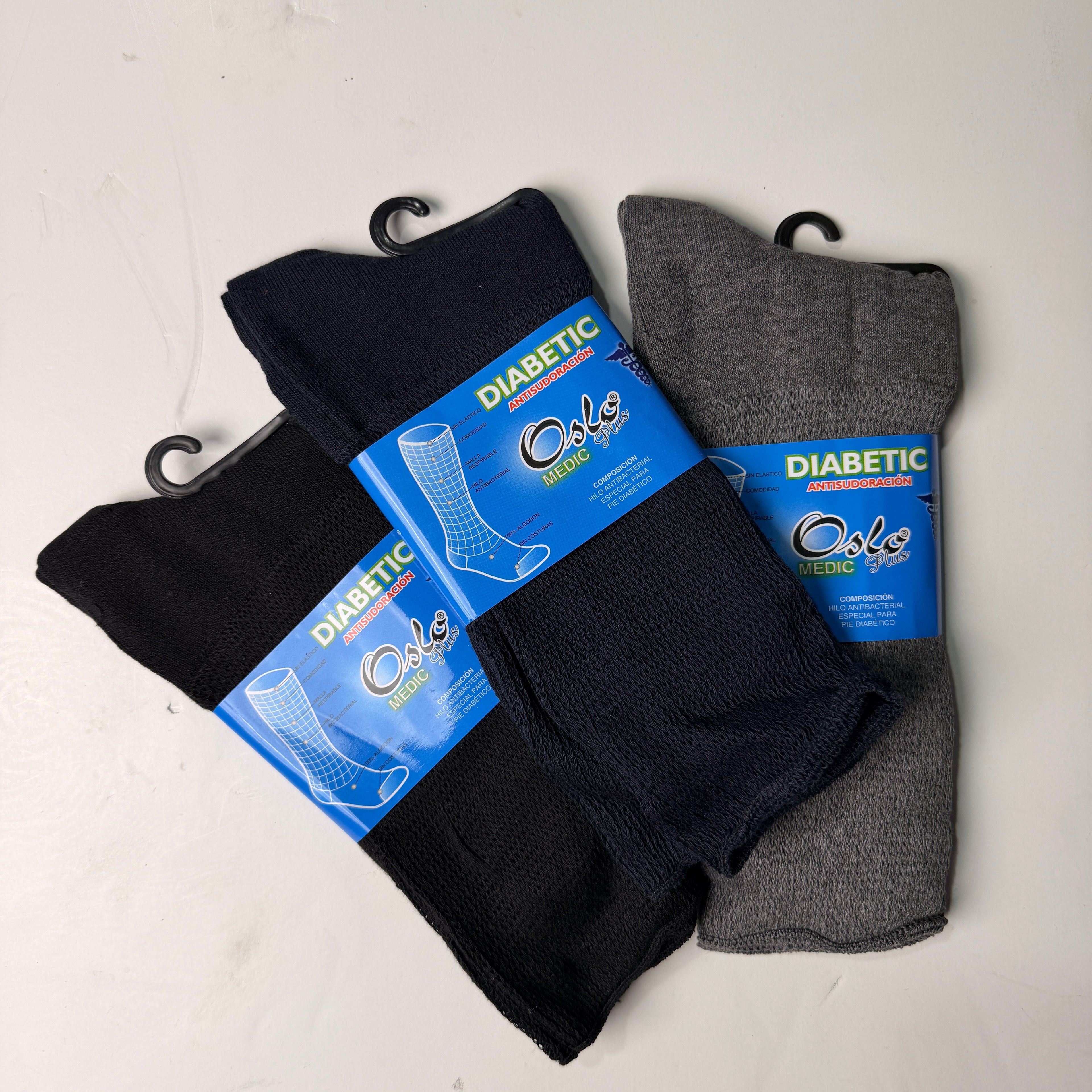 Calcetín delgado para diabético