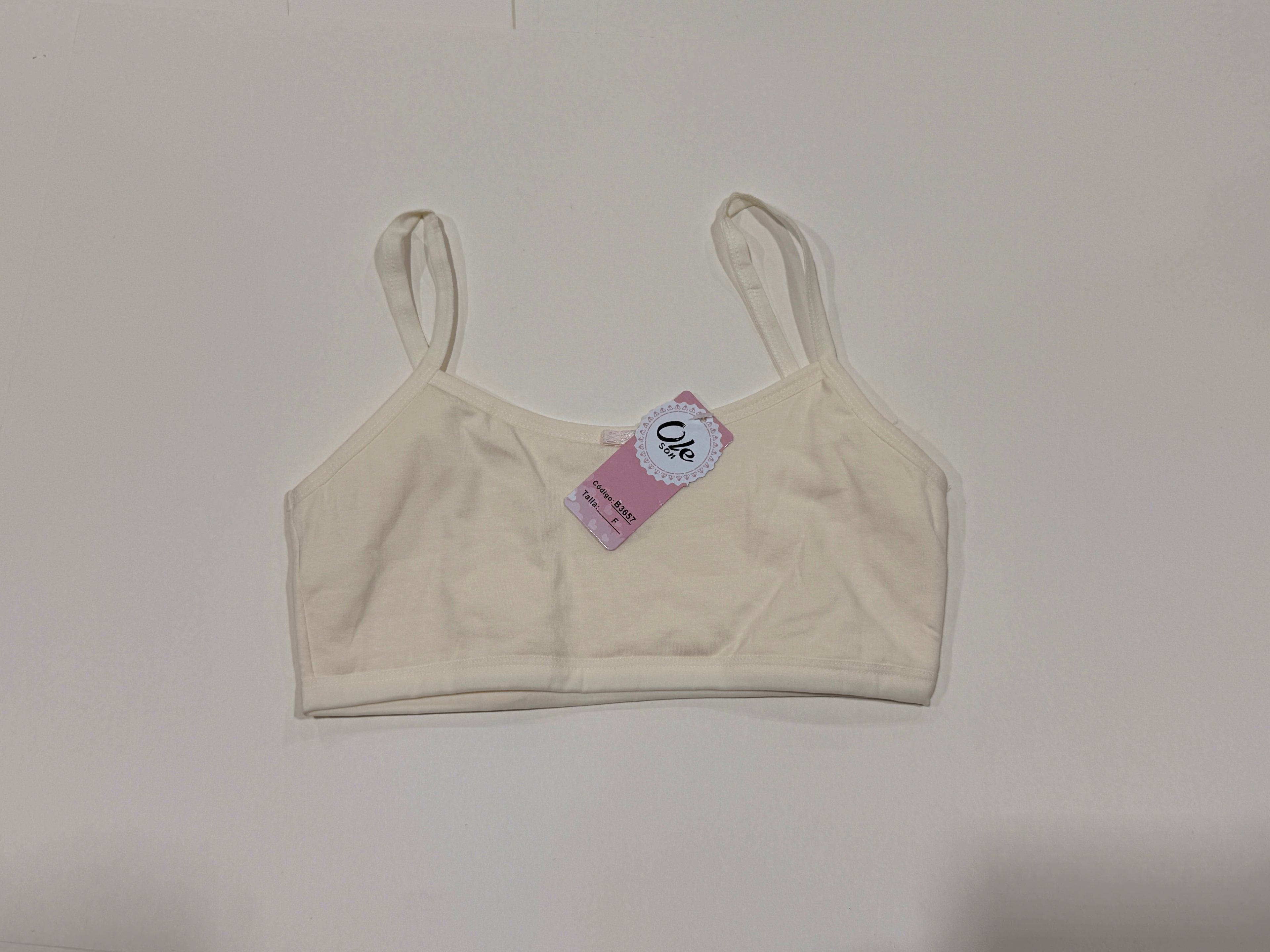 Top de algodón para niña- Docena